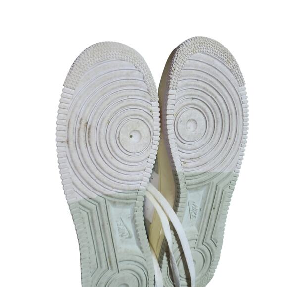 NIKE AIR EUC MENS SZ 10 NIKE 1 07 SILVER AIR FORCE SNEAKER SHOES